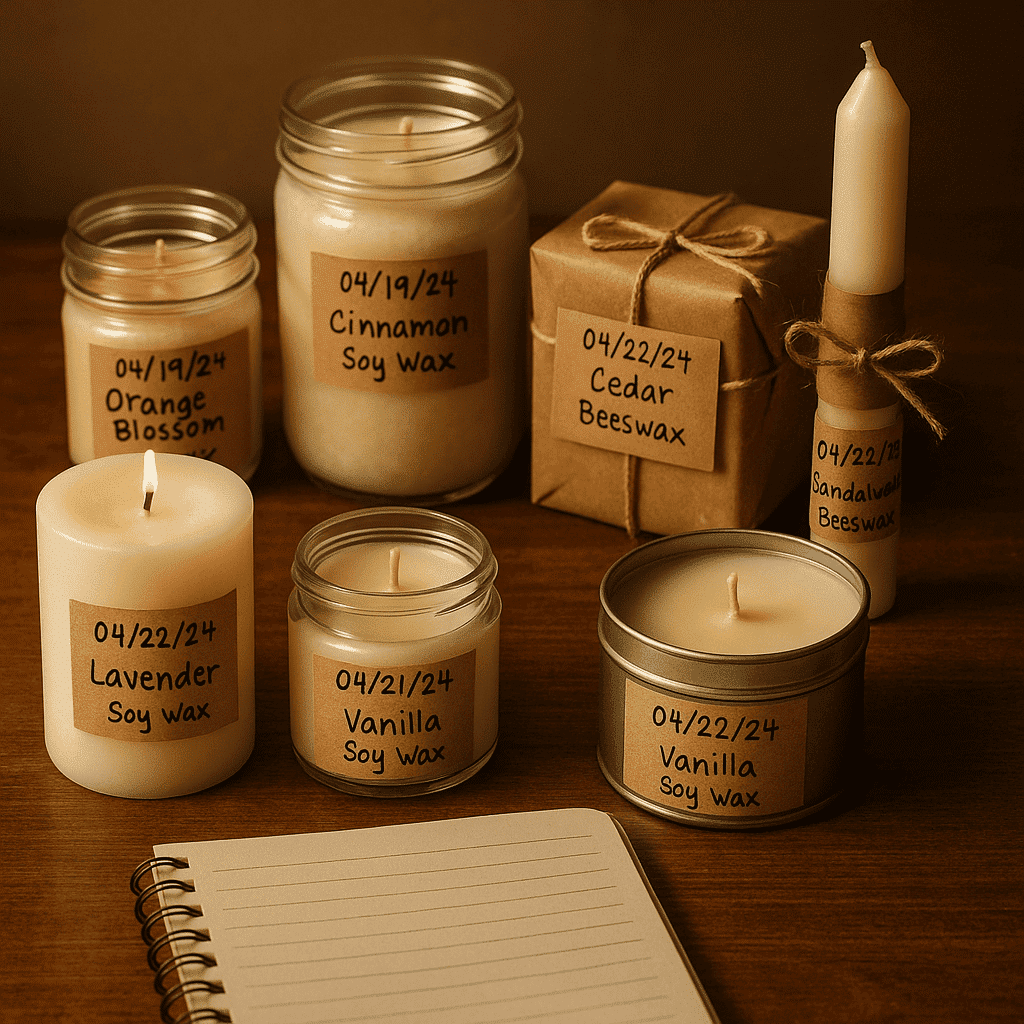 How to Pack and Store Homemade Candles