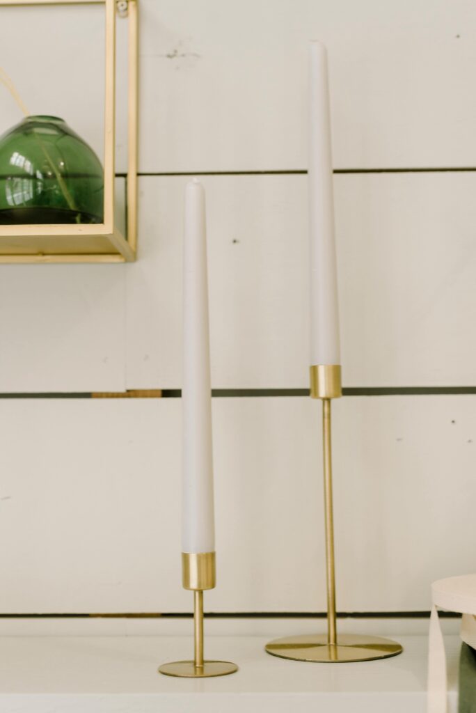 diy taper candles