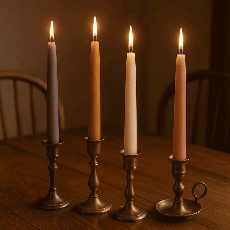 How to make taper candle at home