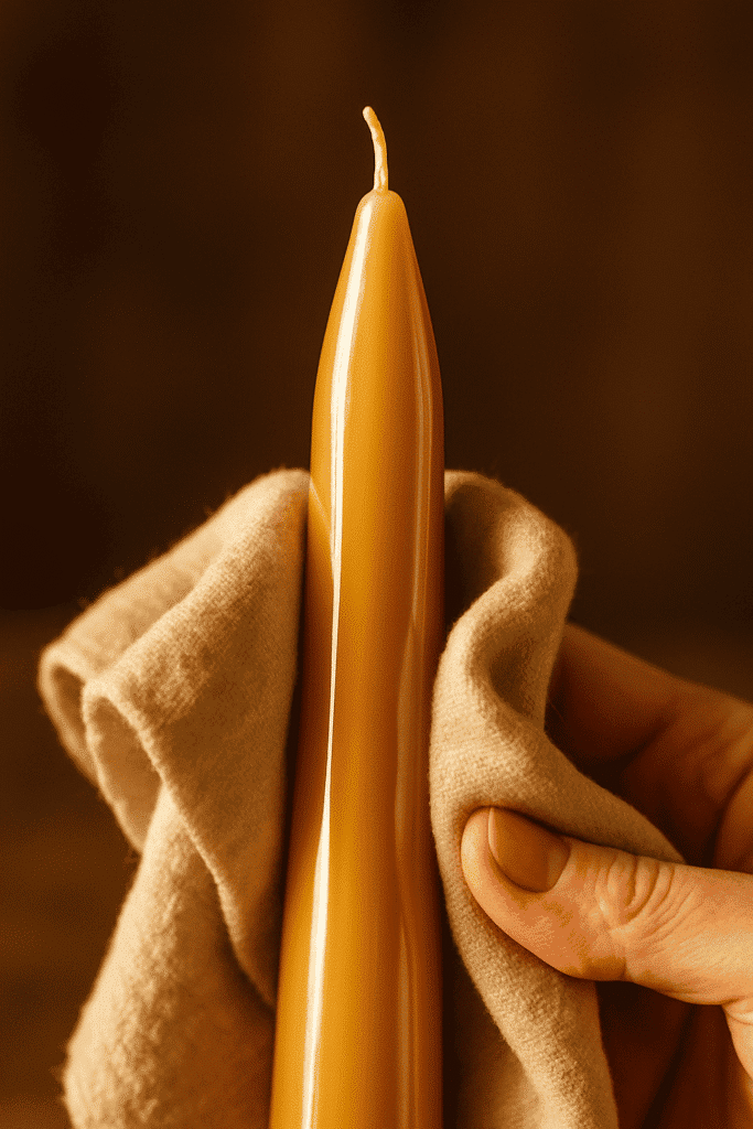 how to make taper candles