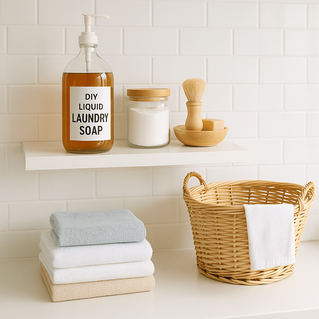 how to make liquid laundry soap